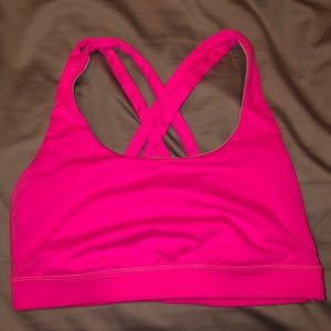 HOT PINK LULULEMON SPORTS BRA